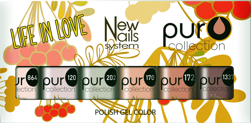 LIFE IN LOVE COLLECTION set 6 colori polish gel