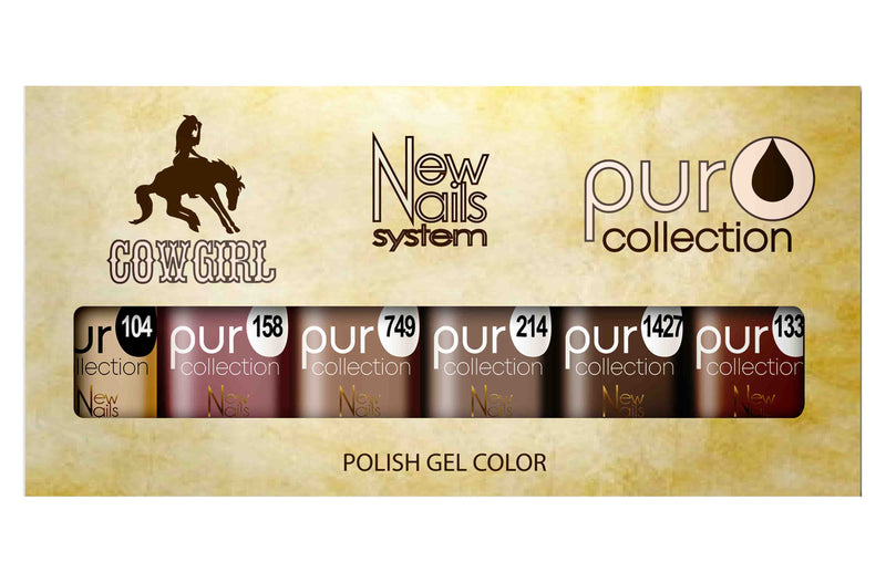 COWGIRL COLLECTION set 6 colori polish gel
